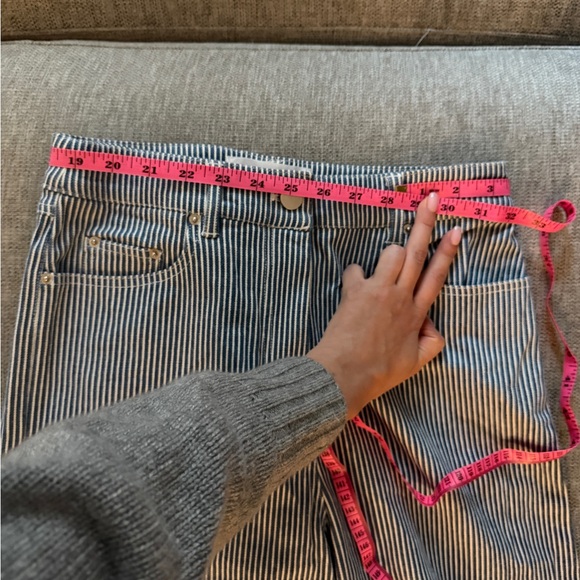 Remain Birger Christensen Blue Stripe Trouser - Picture 6 of 9